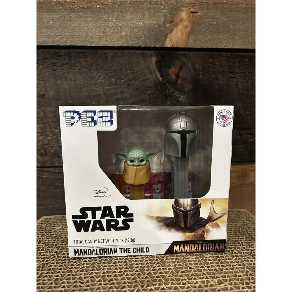 Boxed Gift Set of 2 STAR WARS Mandalorian PEZ DISPENSERS NEW Baby Yoda the Child